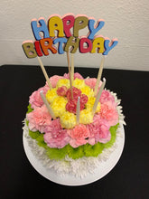 Load image into Gallery viewer, HAPPY BIRTHDAY FLORAL CAKE