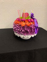 Load image into Gallery viewer, HAPPY BIRTHDAY FLORAL CAKE
