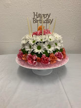 Load image into Gallery viewer, HAPPY BIRTHDAY FLORAL CAKE