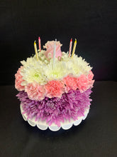 Load image into Gallery viewer, HAPPY BIRHTDAY FLORAL CAKE
